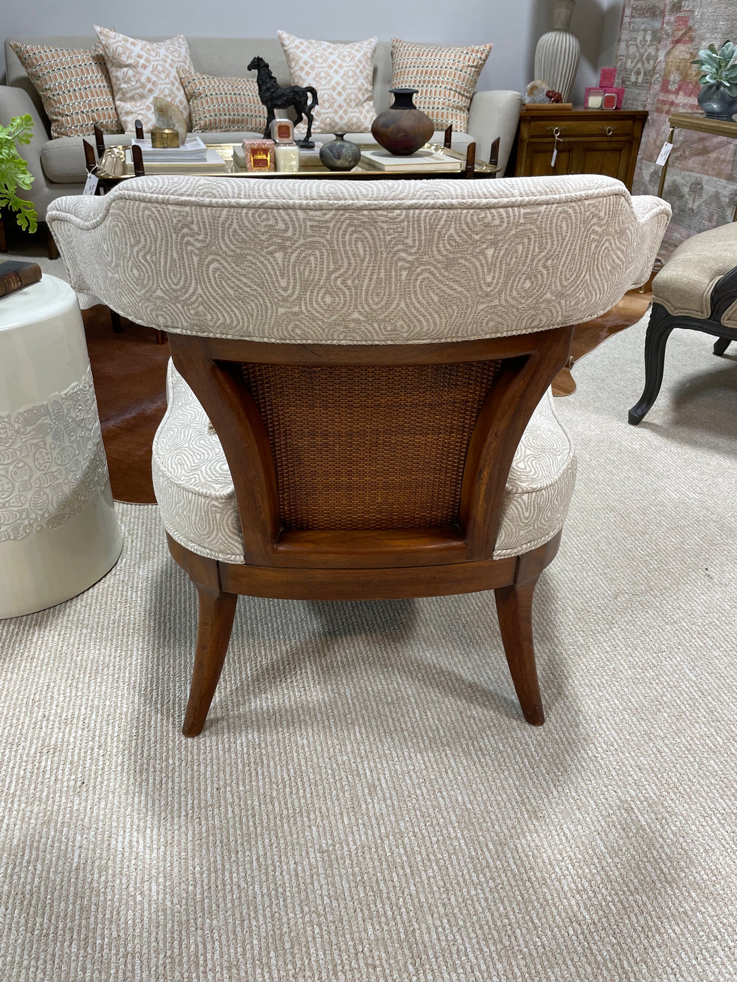 Mid century t-back chairs