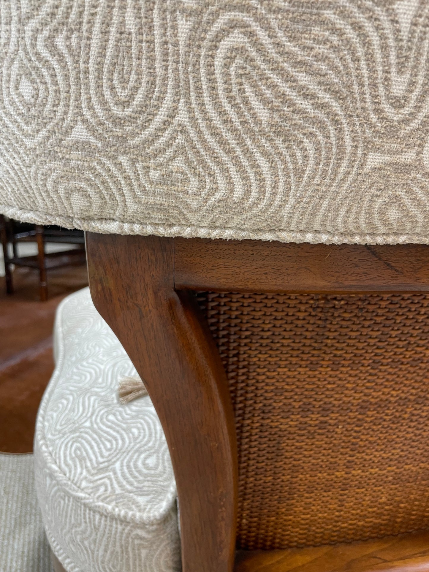 Mid century t-back chairs