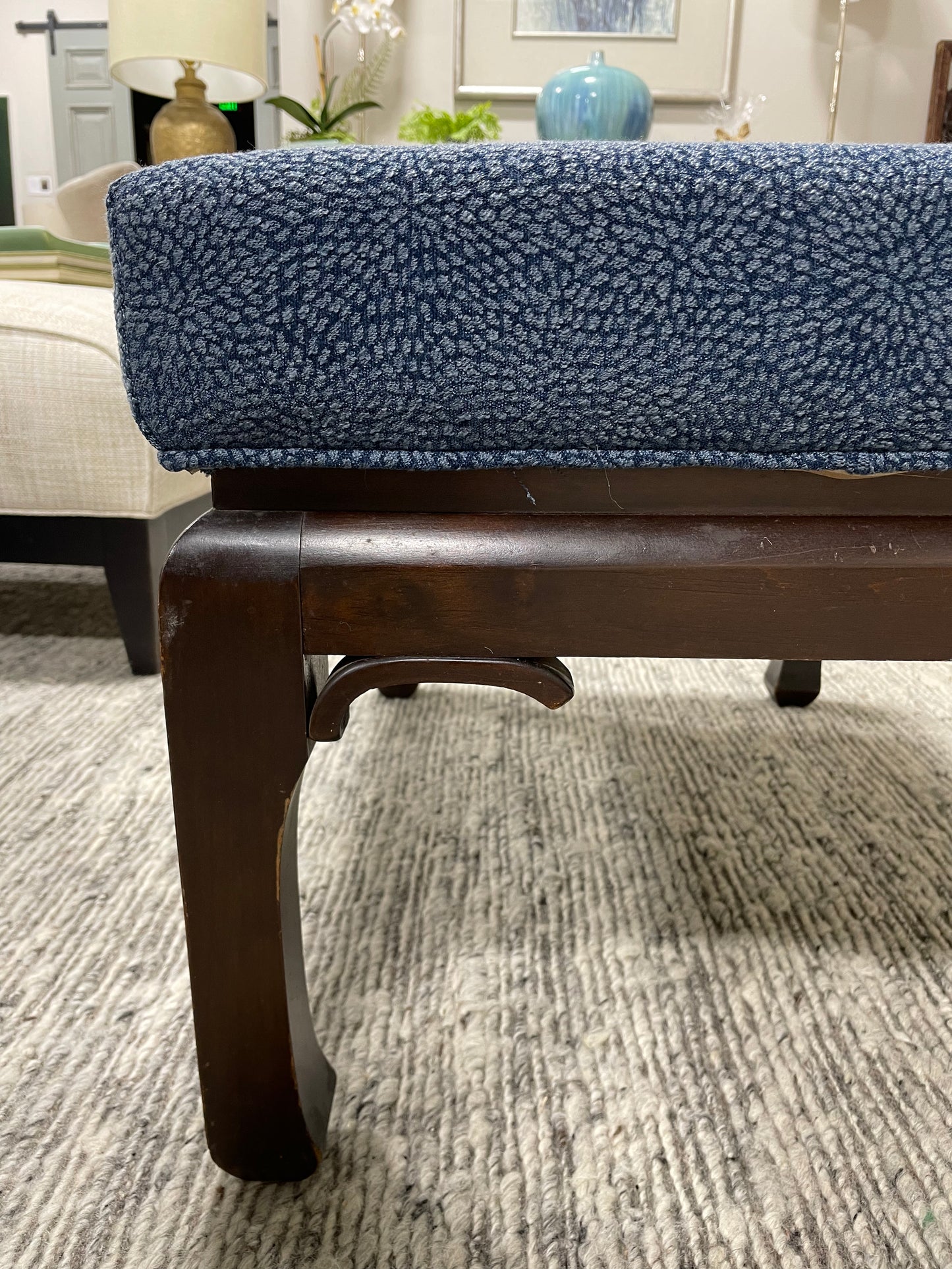 Ming style ottoman