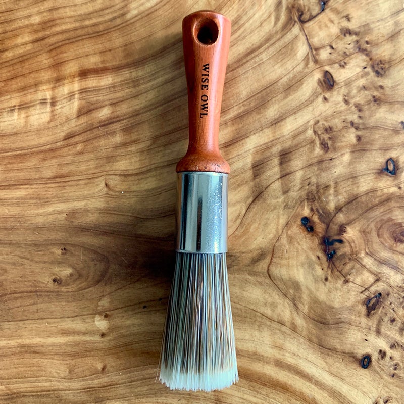 Wise Owl Premium Paint Brushes - 1" Round Brush