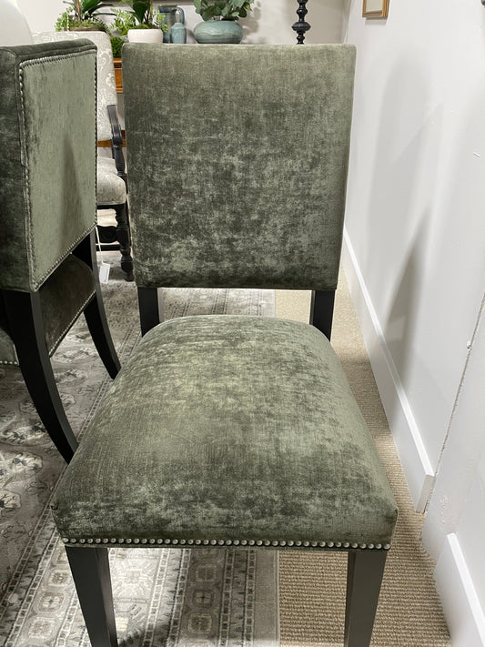 Green parsons dining chair set of 4