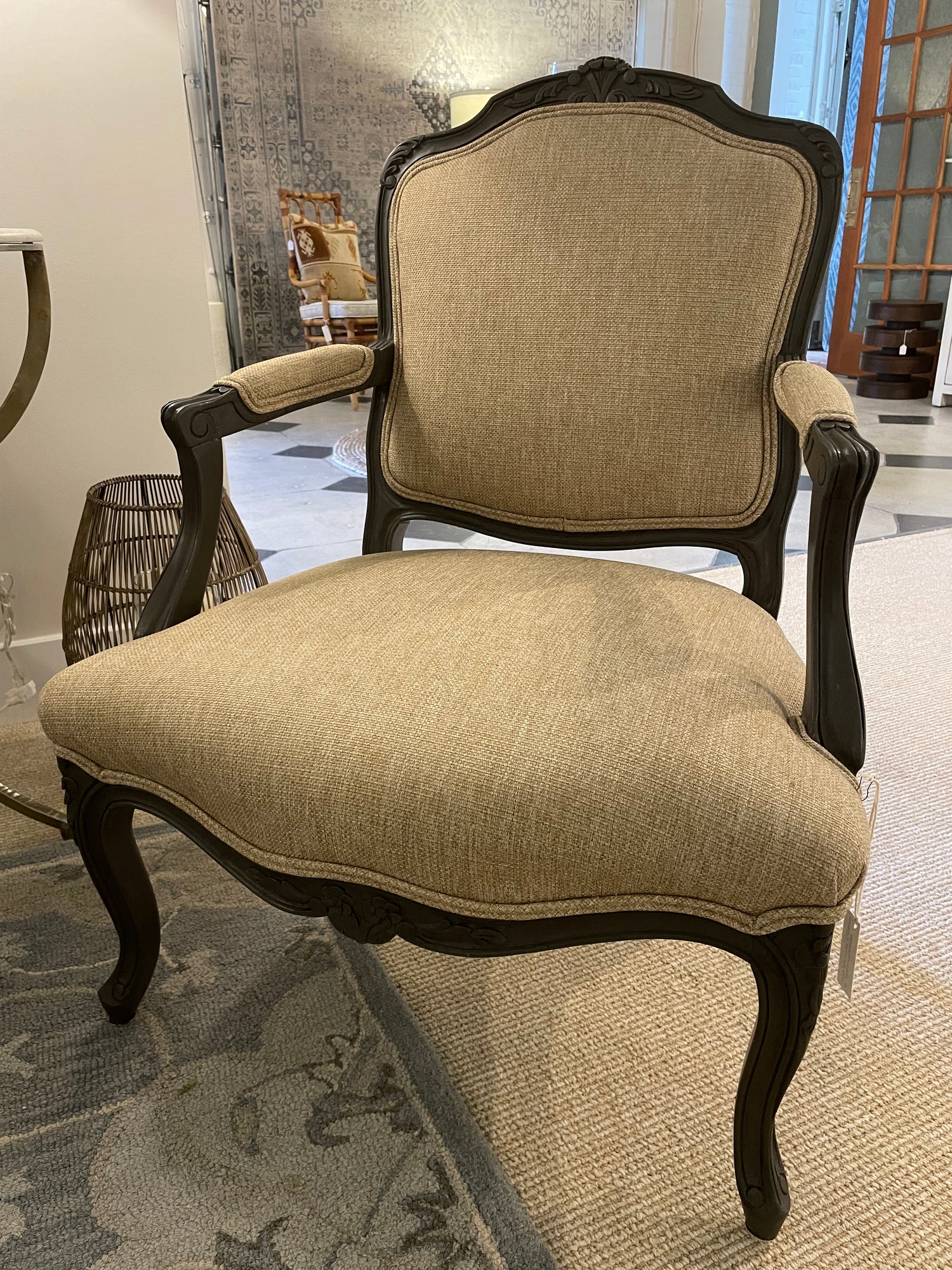 Bergere dining online chair