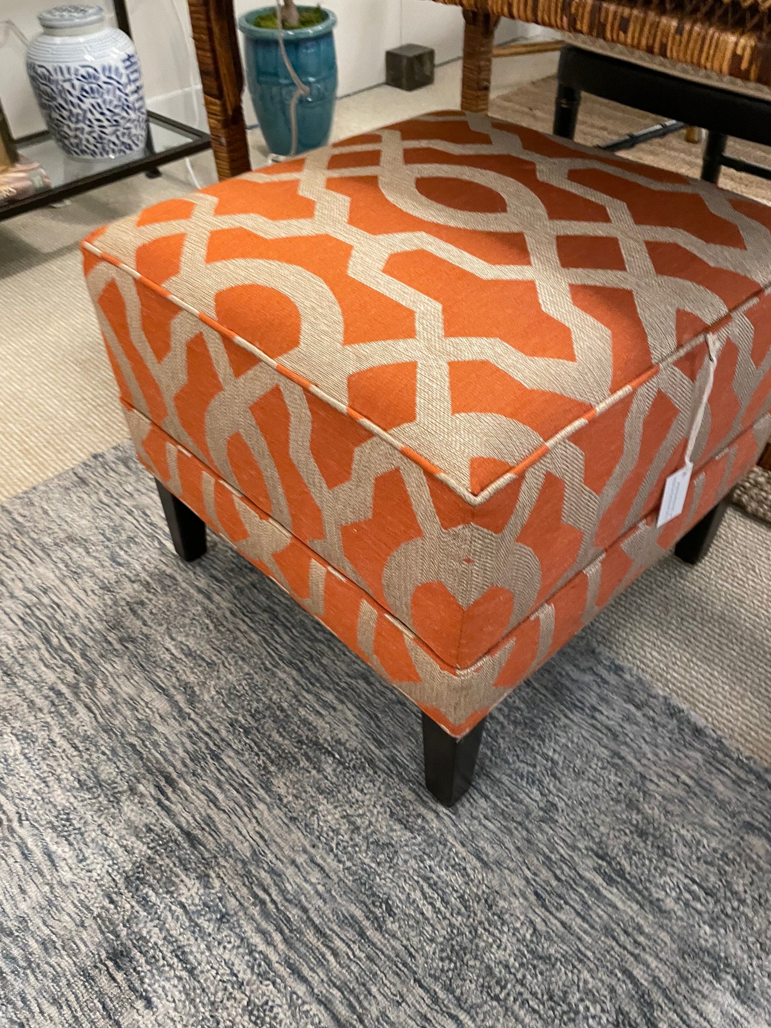 Ethan allen deals ottoman