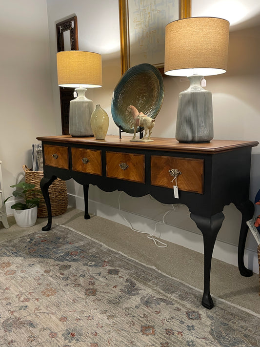 Mahogany inlaid sideboard buffet
