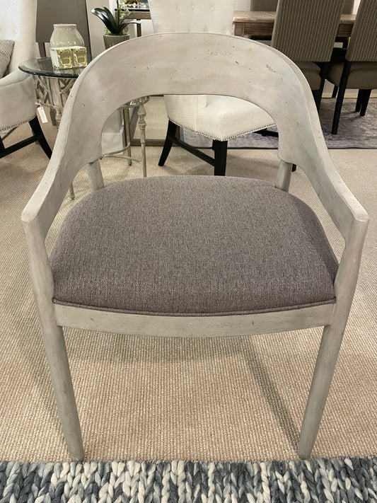 Grey Arm Side Chair